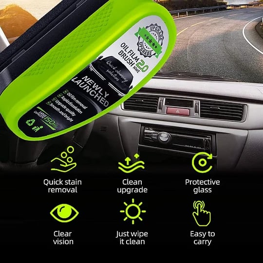 🔥Hot Selling! — Brush for removing oil films,Designed for Use on All Glass Surfaces！