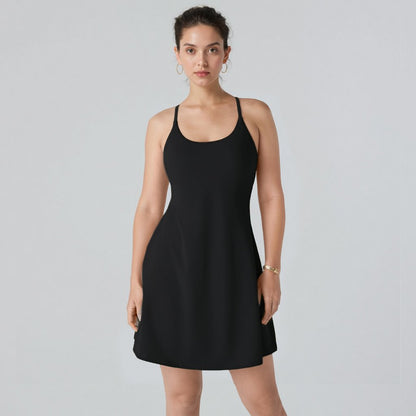 🌈Athletic Dress with Unique Built-in Shorts✨