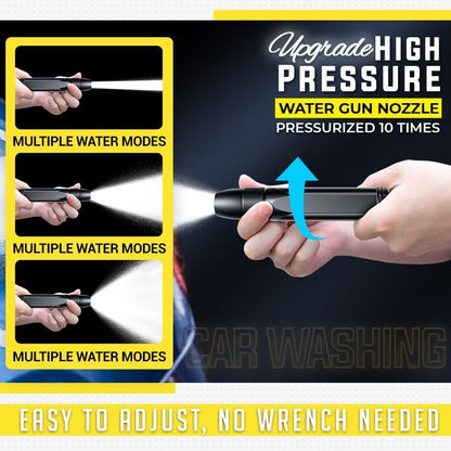 ?BIG OFFER - 49% OFF? ?? 10X High Pressure Car Wash Water Gun Nozzle | All Metal Multi-Mode Spray