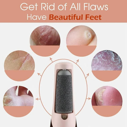 💕👣 Mother’s Day Rechargeable Electric Callus Remover | 3 Speeds F&R Rotation Foot Care