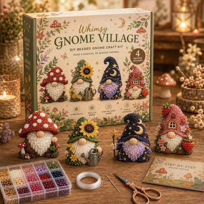 🔥LAST DAY 60% OFF - 🧵✨ Creative Beaded Mini World 3D DIY Kit Collection