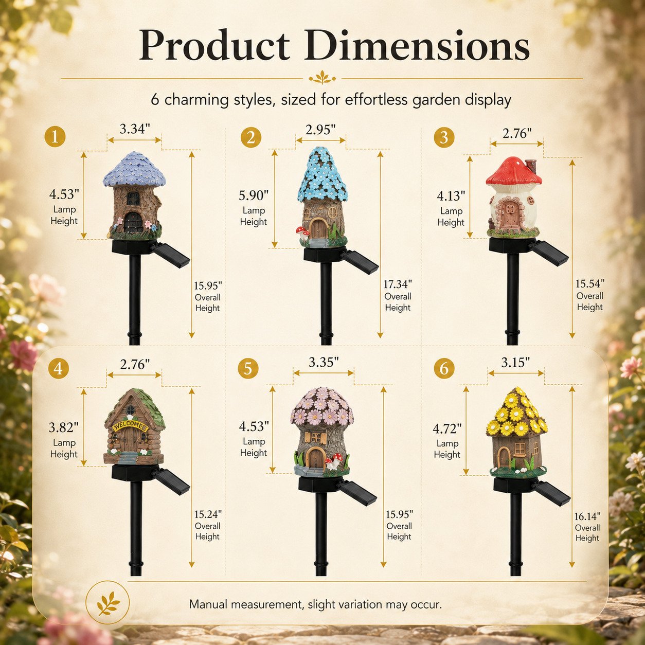 🔥Big Sale - 50% OFF🔥Solar Fairy-Tale Mushroom Cottage Garden Light – Magical LED Outdoor Decor for Gardens, Pathways & Cozy Backyard Spaces🍄