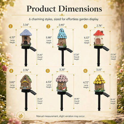 🔥Big Sale - 50% OFF🔥Solar Fairy-Tale Mushroom Cottage Garden Light – Magical LED Outdoor Decor for Gardens, Pathways & Cozy Backyard Spaces🍄