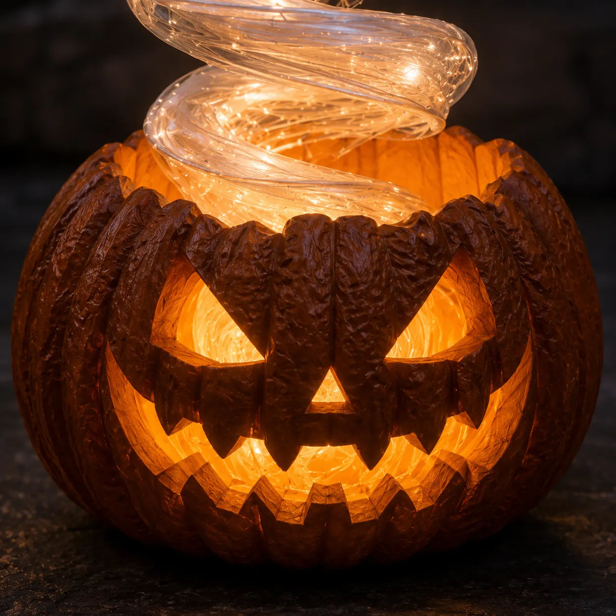 👻Swirling Ghost Pumpkin Yard Lamp🎃