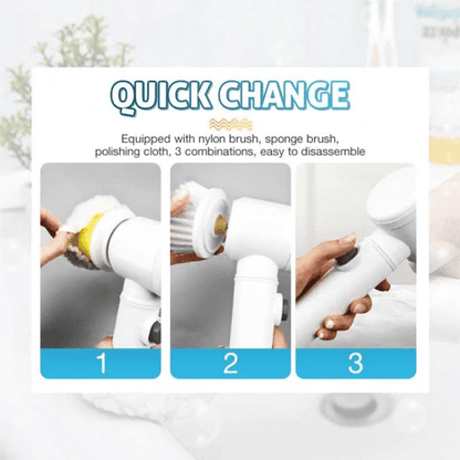 Magic Electric Cleaning Brush | Cordless Rotary Scrubber 🧽