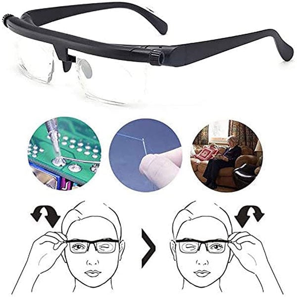 🔥 Adjustable Focus Glasses – 💥Buy 1 Get 1 Free👁️