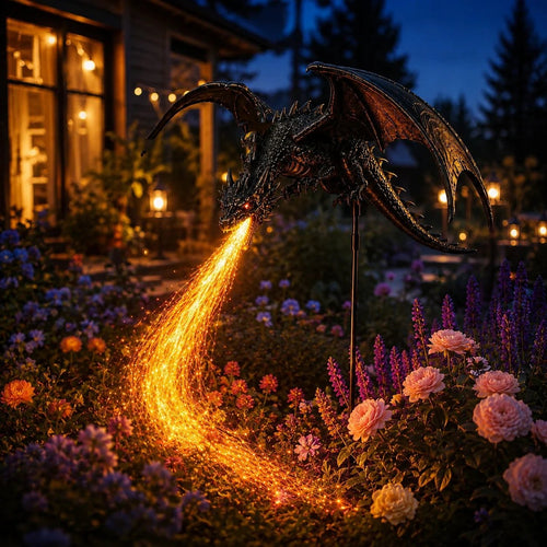 🔥LAST DAY 49% OFF - 🔥Solar Dragon Fire Garden Light