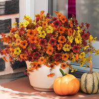 💐Artificial Autumn Violet Silk Bouquet