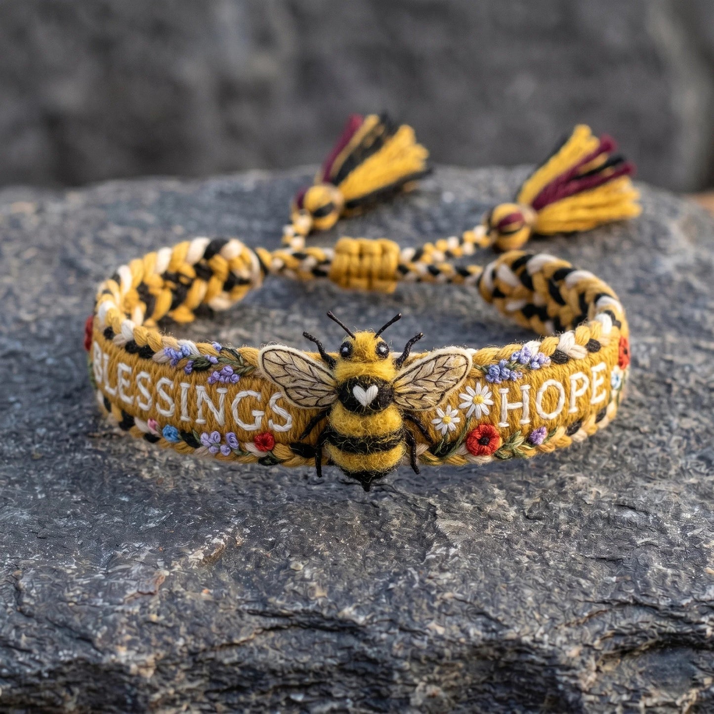 🌼 Blessings & Hope 🐝 2026 Limited Edition Handmade Woven Bracelet