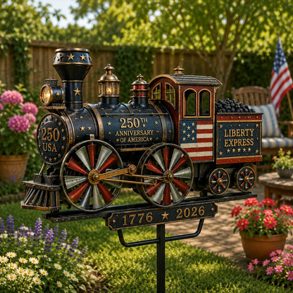 🔥Limited time 55% OFF🔥🚂USA 250 “Liberty Express” Train Garden Wind Spinner -✈️ (Free Shipping)