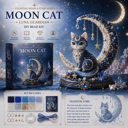 🔥2026 Hot Sale -🧵 Moon & Mythic 3D Bead Kit Collection | Perfect Gift for Craft & Animal Lovers ✨