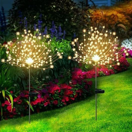 [NEW IN]- Waterproof  Solar Garden  Fireworks Lamp 🎆🎆🎆