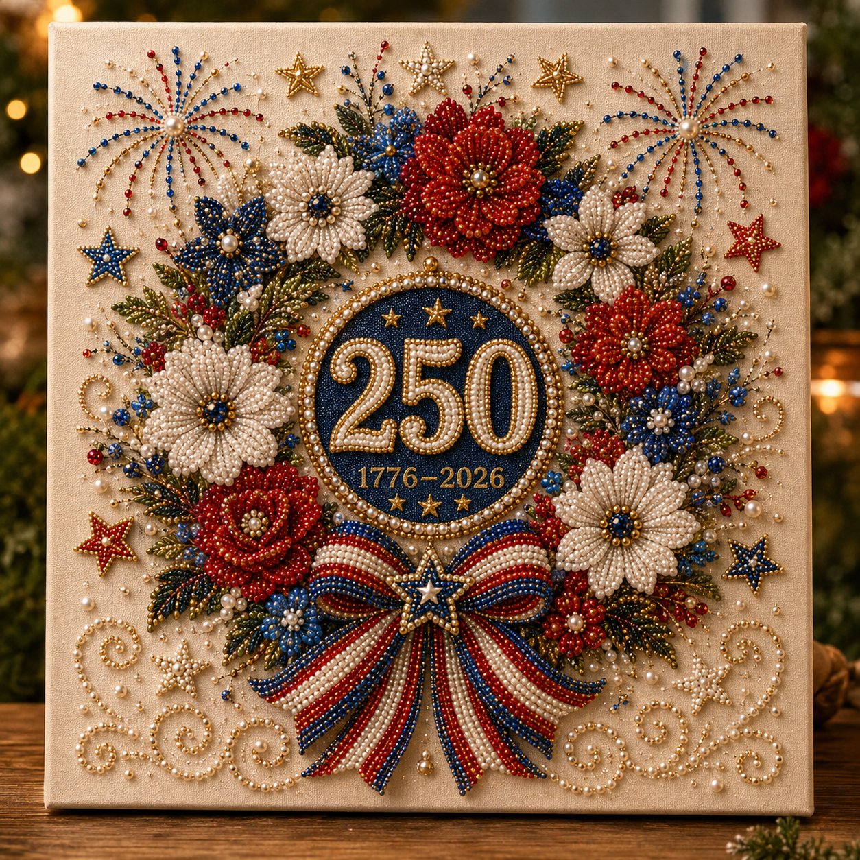 USA 250th Anniversary DIY Pearl Painting Kit ✨❤️‍🔥