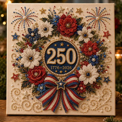 USA 250th Anniversary DIY Pearl Painting Kit ✨❤️‍🔥