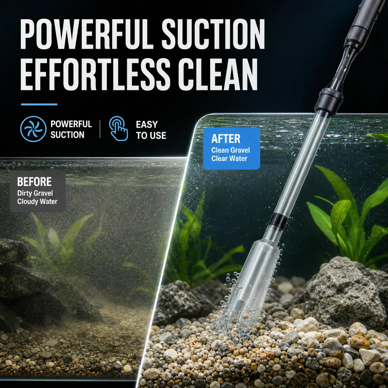 🎉50% off 🔥 Electric Aquarium Gravel Cleaner✨