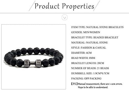 Dumbbell Bracelet (Weight: 16g, no added weight effect)