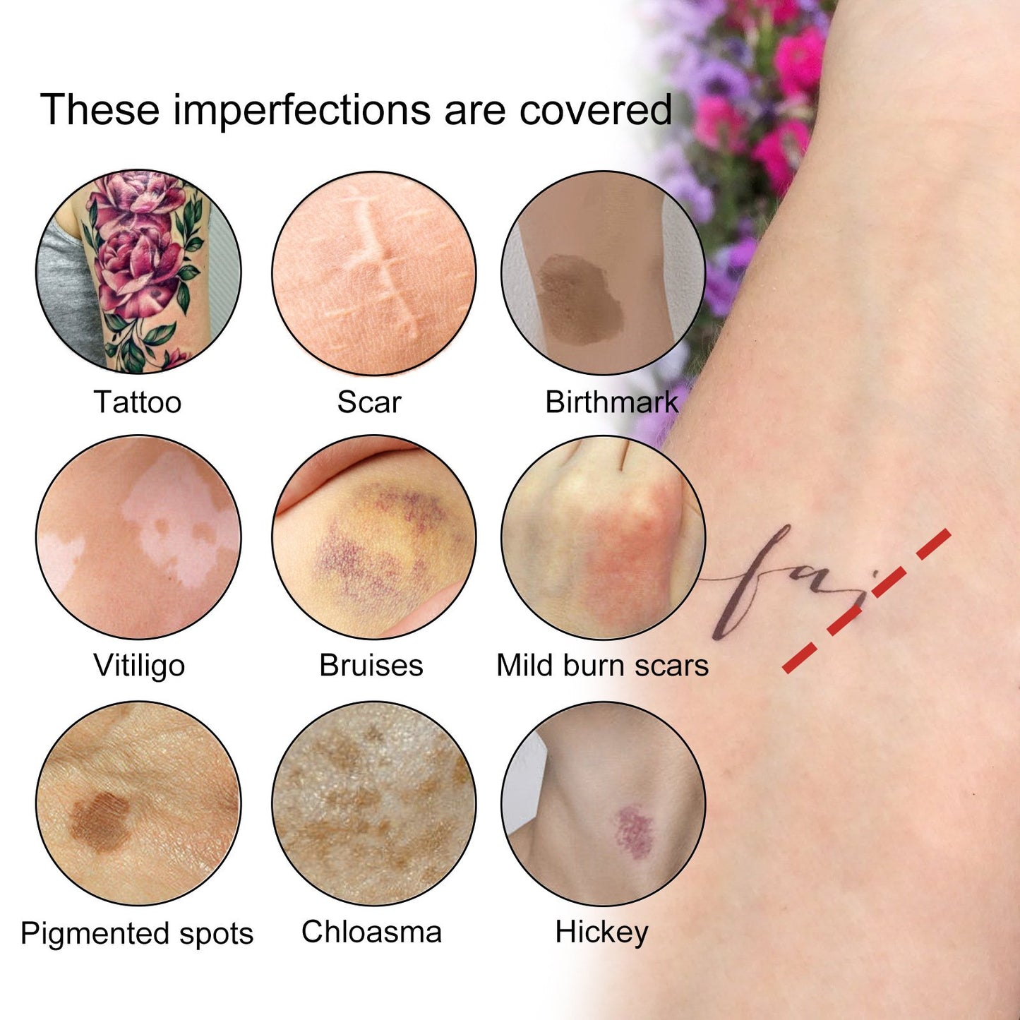 💥🔥Tattoo Concealer Makeup, Full Coverage Concealing Cream
