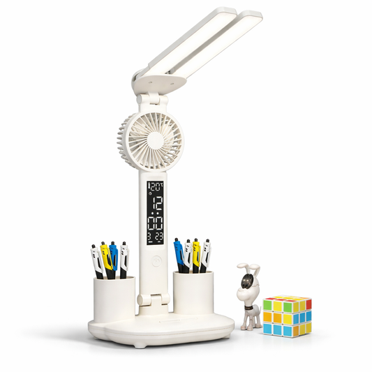 🔥Desktop Desk Lamp Fan with Smart LED Display & Touch Control
