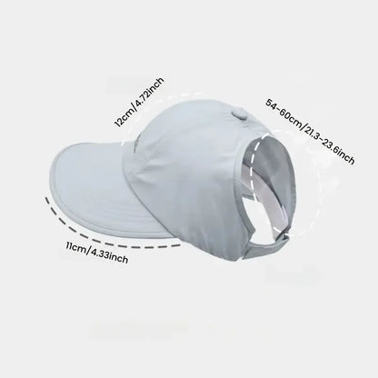 🧢☀️ Sunscreen Baseball Hat – Lightweight, Adjustable & Sun-Smart for Every Season!