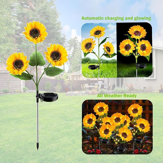 🌻Sale 49% OFF- 🌞Solar LED Sunflower Garden Lights