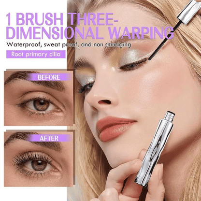 🔥🔥🔥 Eyelash Primer,Tubular Eyelash Primer,WaterproofLong Curling Mascara,Natural And Non-Smudged