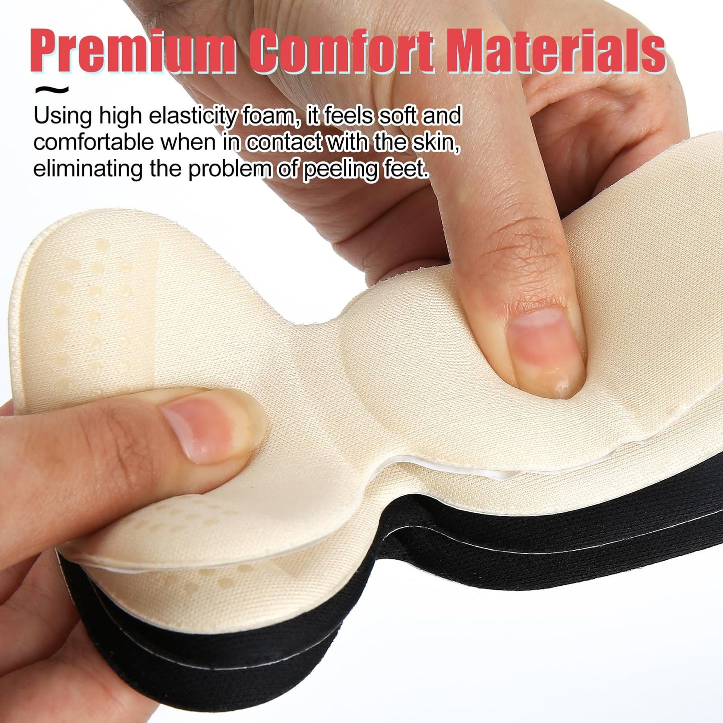 🔥🔥Buy 1 Get 1 Free🔥Anti-slip Heel Liners Soft Cushion Heel Protector Pads for Women Men Shoes