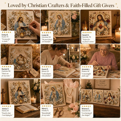 🔥 Last Day 50% OFF – ✝️ DIY Jesus Pearl Art Kit | 3D Pearl-Style Christian Artwork for Prayer Corners & Faith Gifts