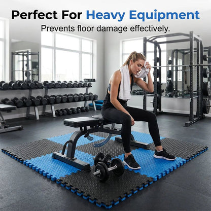 🧩💪 Non-Slip EVA Foam Puzzle Play Mat Set – High-Density, Shock-Absorbing & Waterproof – Gym, Yoga or Kids' Play Area 🏋️