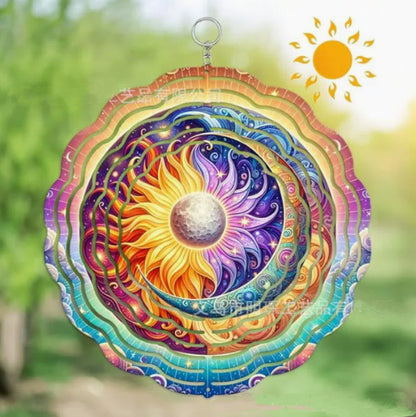 🔥LAST DAY 50% OFF -🌟3D Mandala Wind Spinner – Boring Garden Decor Gone!
