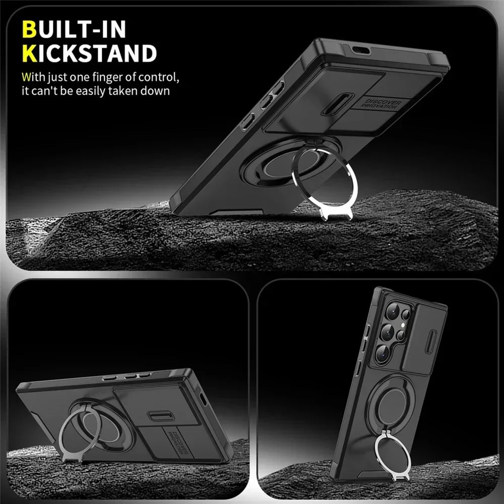 📱Measurable Premium Armor Kickstand Case for Samsung Galaxy S Series