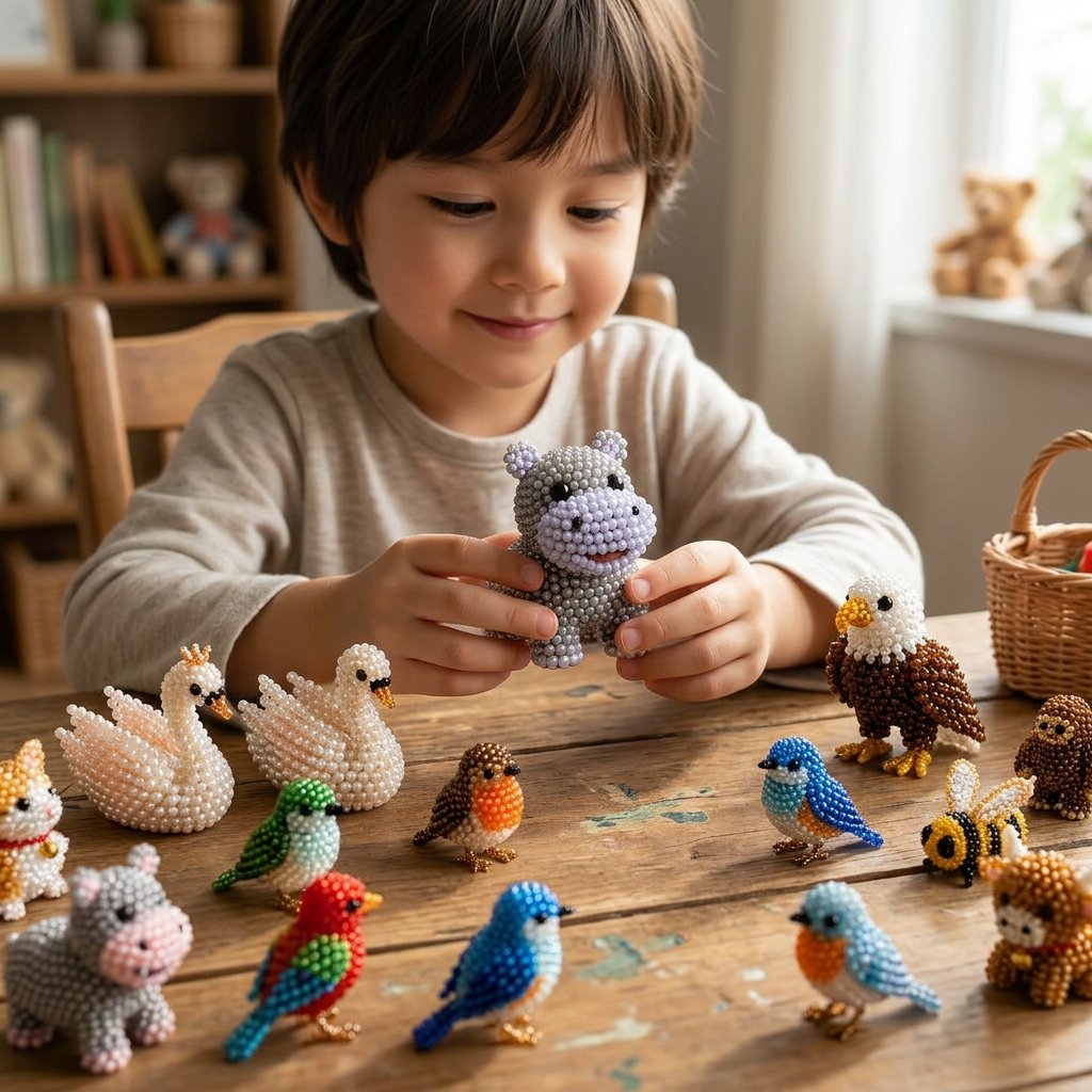 🔥2026 Hot Sale -🧵 3D Beaded Animal DIY Kit | Perfect Gift for Craft & Animal Lovers ✨