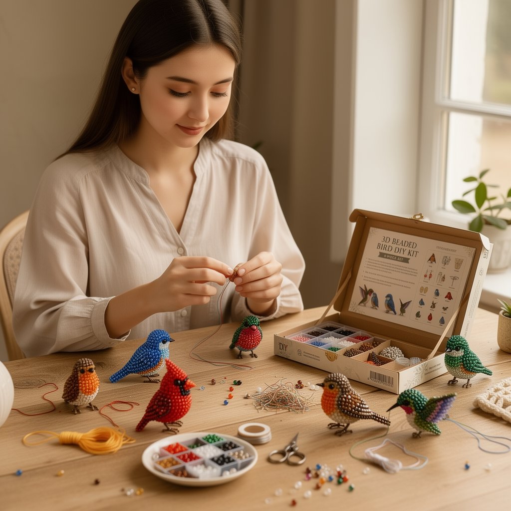 🔥2026 Hot Sale -🧵 3D Beaded Animal DIY Kit | Perfect Gift for Craft & Animal Lovers ✨