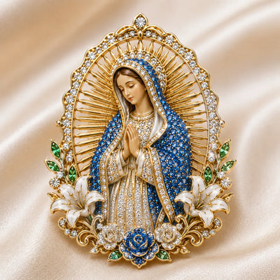 ✝️ Virgin Mary Convertible Brooch Pendant / 🙏 95.99% Buy 2| Double Blessing + Save20%