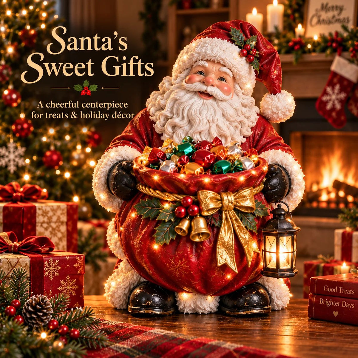 🎄 Christmas Sale – 50% OFF ✨ Lighted Christmas Candy Bowl Collection – 5 Festive Holiday Designs