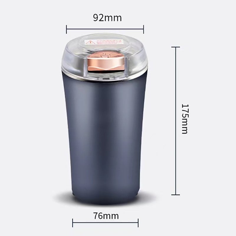☕20s Fast Portable Electric Grinder - Multi-Purpose Food Grinder for Coffee Beans, Grains & Spices