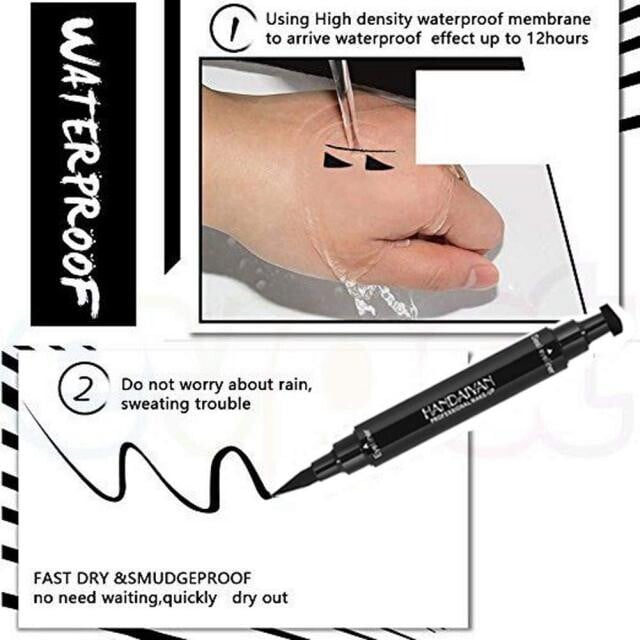 🔥Hot Selling!Double-headed wing seal eyeliner