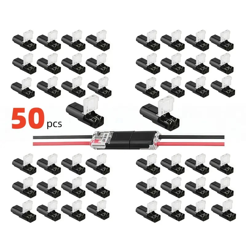 Double-Wire Plug-in Connector Led Light Strip Connectors 1/2/3Pin 🔌🔌🔌