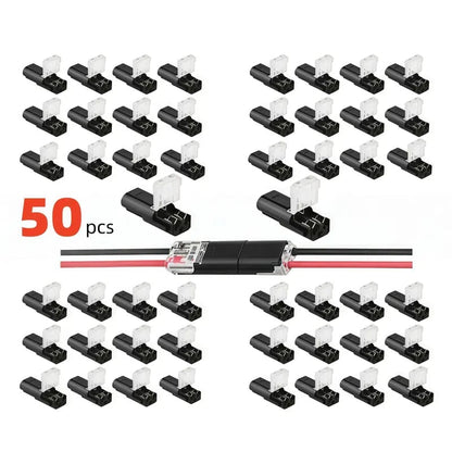 Double-Wire Plug-in Connector Led Light Strip Connectors 1/2/3Pin 🔌🔌🔌