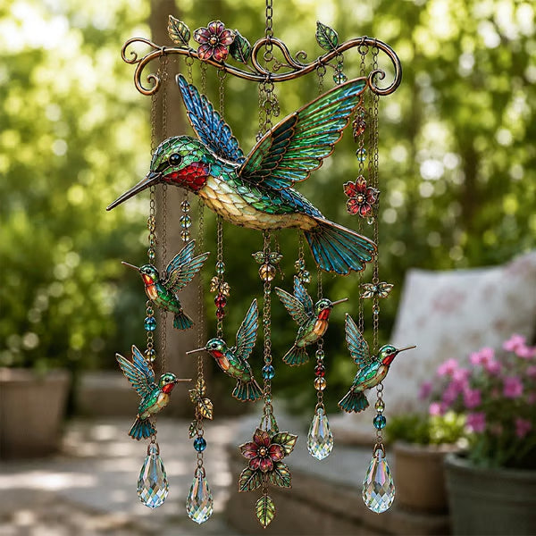 🔥Last Day 52% OFF - 🐦🎐Graceful Hummingbird Wind Chime