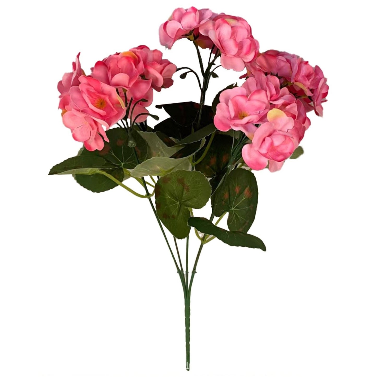 🌸 Lush, UV-Resistant Artificial Geraniums – Real Look, No Maintenance! 🌞🏡