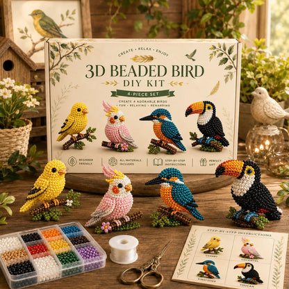 🔥LAST DAY 60% OFF - 🧵✨ Creative Beaded Mini World 3D DIY Kit Collection