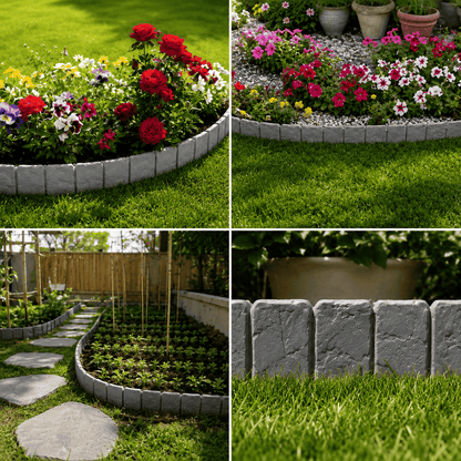 🏡2026 HOT SALE🥳💞50K+ SOLD!🌿✨ 50% OFF! Faux Stone Landscape Edging Border with Realistic Natural Rock Appearance ♻️