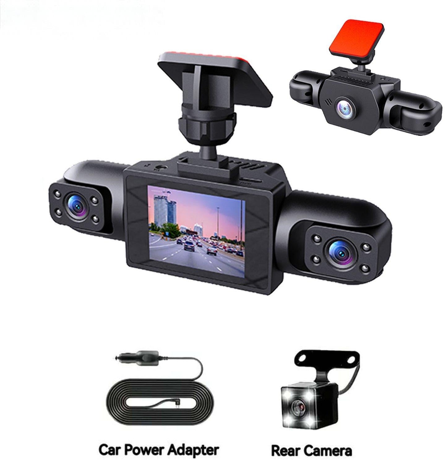 🚗360° Full View Car Dashcam System 🔥