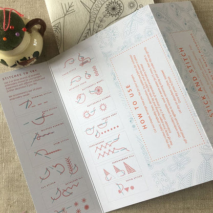 🔥 Stick & Stitch Embroidery Transfers | No Drawing Needed — Perfect for Beginners & Gifts🎁