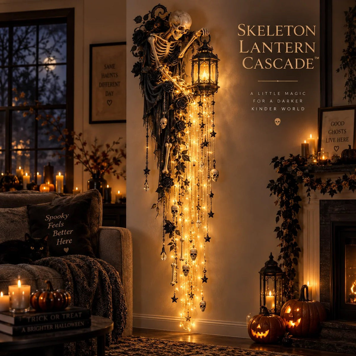 ✨49 % Rabatt✨ Elegante Kollektion von Halloween-Wandleuchten mit Wasserfall-Effekt