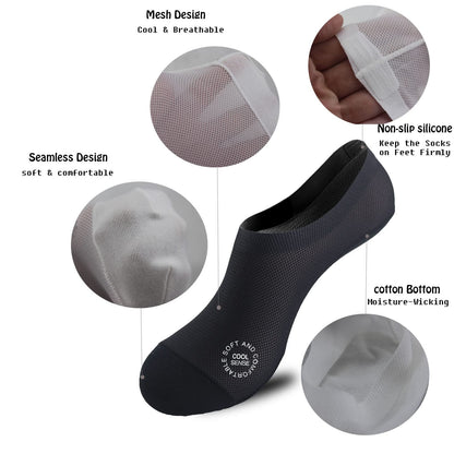 🚨TODAY ONLY 47% OFF –🧦 No Slip No Smell Invisible Socks🔥 (BEST SELLER)