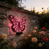 Pink butterfly lamp