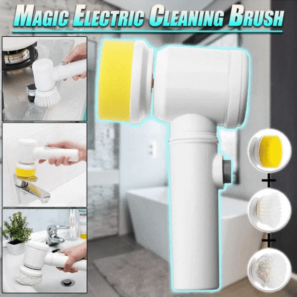 Magic Electric Cleaning Brush | Cordless Rotary Scrubber 🧽