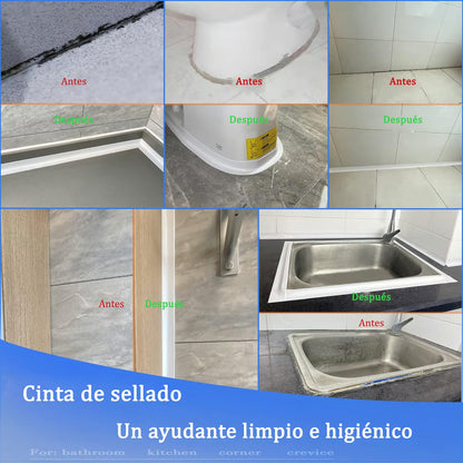 🔥Waterproof Self-Adhesive Caulk Tape | Seal & Repair Bathroom & Kitchen Edges