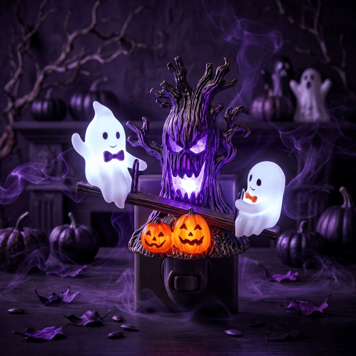 🎃👻Animated Seesaw Ghost Plug In LED Night Light